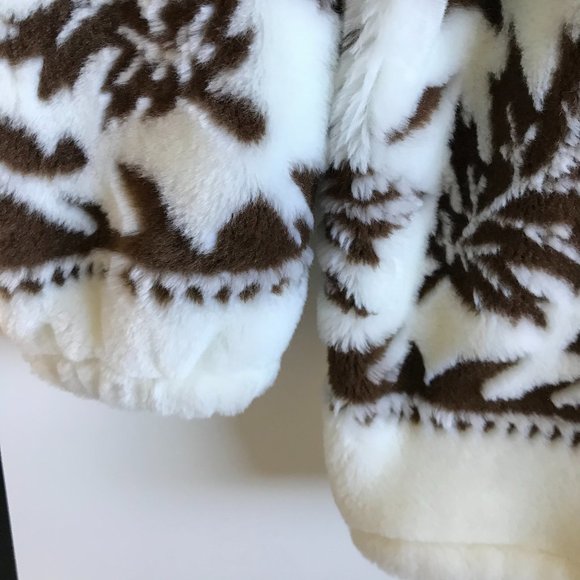 Coastlines Soft Cream & Brown Coat Large - Picture 10 of 11